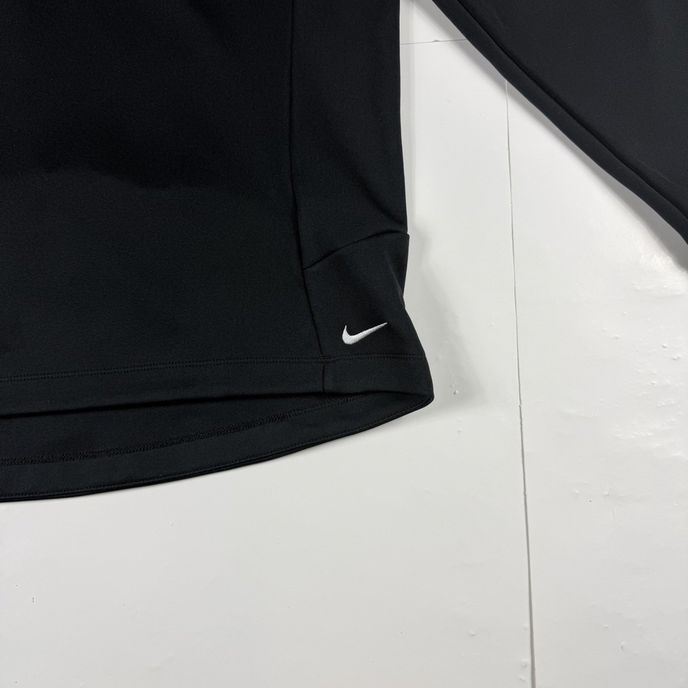 Nike Golf Men's Black‎ 1/4 Zip Dri Fit Long Sleeve Shirt XL - Picture 4 of 5